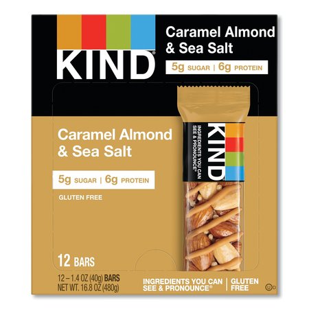 Kind KIND Nut/Spice Bar, Caramel Almond & Sea Salt, 12 PK 18533